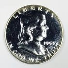 *1953 PROOF FRANKLIN SILVER HALF DOLLAR* NR #G3999