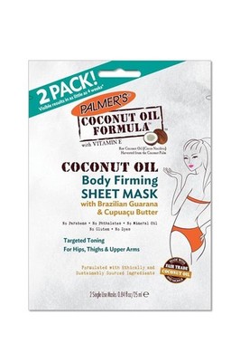 Palmer's Coconut Oil Formula Body Firming Sheet Mask, 2-Pack