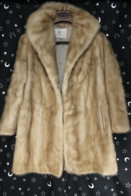 Hudsons Bay Womens Vintage Fur Jacket Coat M Fox? Canada Heritage