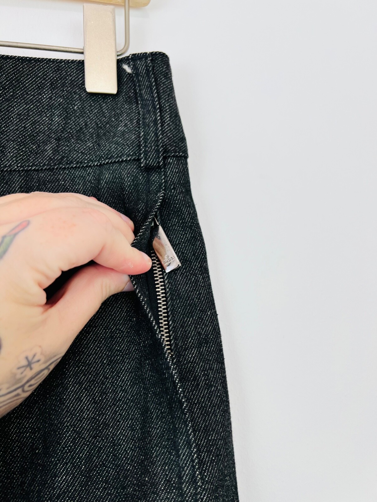 Gucci Tom Ford Vintage 90's Dark Blue Denim Tailo… - image 4