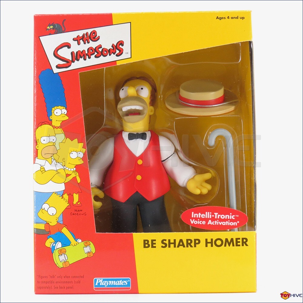 Simpsons World of Springfield WoS Mail-Away Be Sharp Homer Simpsons World of Springfield WoS Mail-Away Be Sharp Homer