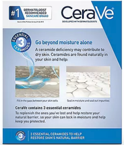 2X Skin Therapy Lotion 12FL OZ Hand Daily Dry Moisture Hydrate Body CeraVe Renew - Picture 9 of 10