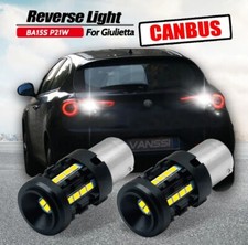 COPPIA LUCI RETROMARCIA 135 LED P21W BA15S CANBUS 3.0 ALFA ROMEO GIULIETTA 6000K