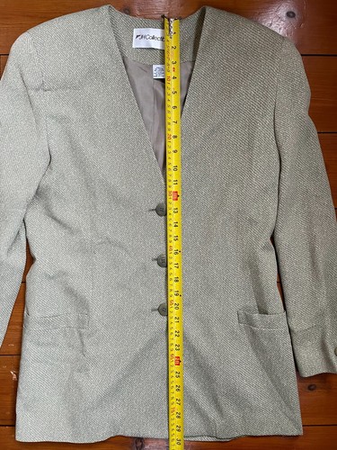 JH Collectibles vintage Womens’ Jacket & Skirt Suit Green/Taupe Pattern - USA - Picture 8 of 13