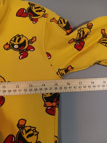 Pac-Man Official Hoodie Pull Over Sweatshirt Bandai Namco Child Size 8 Vintage - Picture 6 of 7