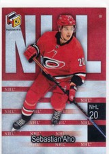 2020-21 Upper Deck Hockey Extended HoloGrFX Sebastian Aho #NHL-11  (ID767)