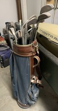 Vntg Golf Bag, 14 Clubs, Balls, Tees - Tourweight Inertial, Acer, Tour Model III