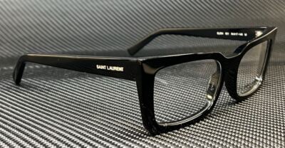SAINT LAURENT SL 554 001 Black Women's 54 mm Eyeglasses | eBay SAINT LAURENT SL 554 001 Black Women's 54 mm Eyeglasses | eBay