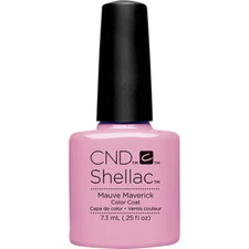 CND Shellac UV Gel Polish 0.25 oz NIB Mauve Maverick