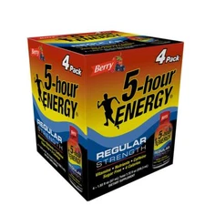 Berry Flavored Sugar Free Drink Pack of 4 B Vitamins Amino Acids 1.93 Oz