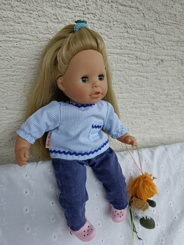 Götz Puppe 33 cm blond Muffin Cosy Aquini 2016 Baby Girl mit viel Zubehör Doll - Bild 16 von 24