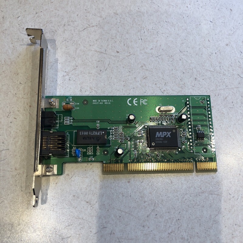 HP Ethernet PCI Card Network Adapter 10/100 HP PN: 5184-4725