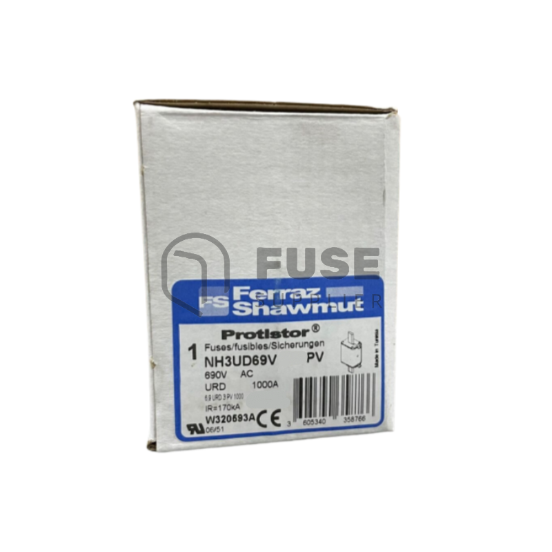 1PC NEW FERRAZ SHAWMUT NH3UD69V800PV 690VAC 800A Fuse | eBay