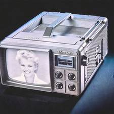 VTG Bentley Deluxe Portable Black White Television 5 inch TV Camping RV Boat NIB