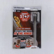 Smart Stop Hinge Pin Door Stop Satin Nickle Finish 1B 14895