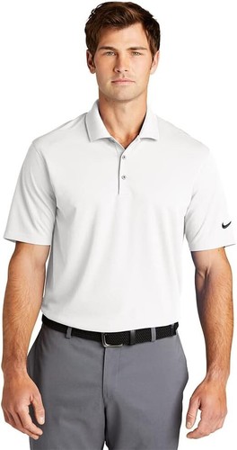 Nike Dri-FIT Micro Pique 2.0 Polo (White, Large) NEW W TAG