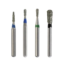 Dental Diamond Burs FG 330 Pear 830L/008M 830/010C Coarse Grit High Speed Burr