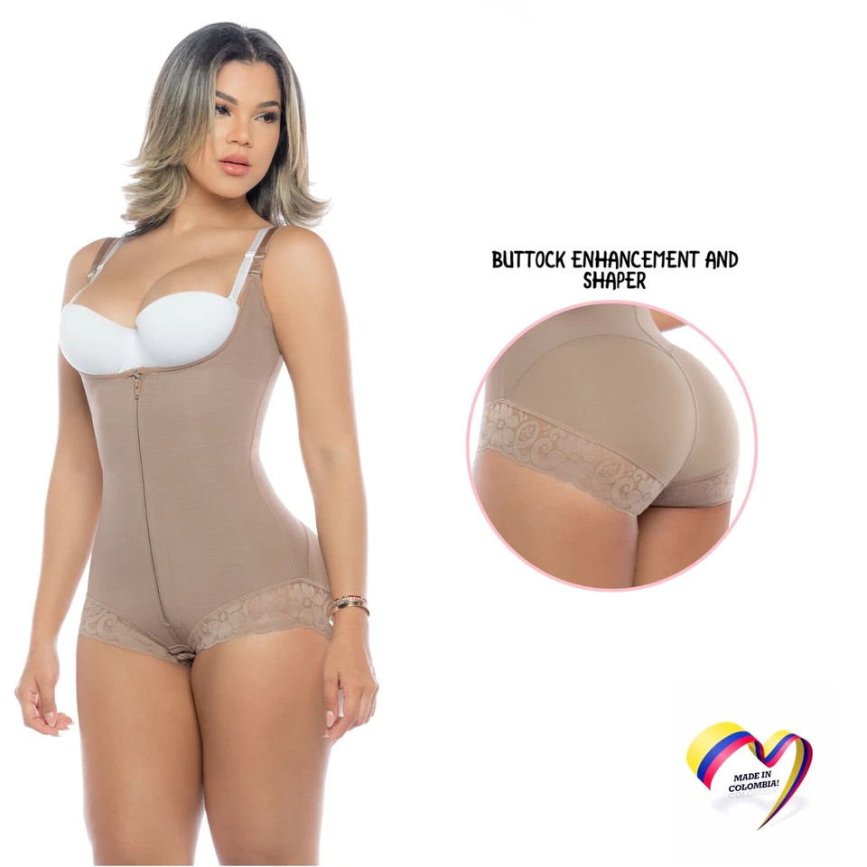 Fajas Colombianas Tummy Control Post Surgery Full Body Shaper High Compression - Image 3 of 4