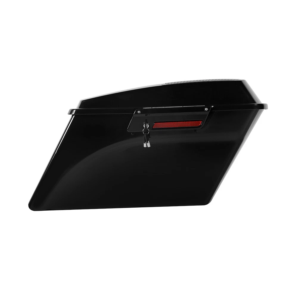 Hard Saddlebags w/ 6x9" Speaker Lid Fit For Harley Touring Road King 1994-2013 - Image 4 of 4
