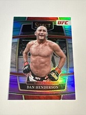 2022 Panini Select UFC Dan Henderson Concourse Green & Purple Prizm #32