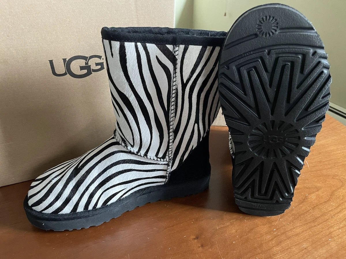 Zebra print ugg clearance boots