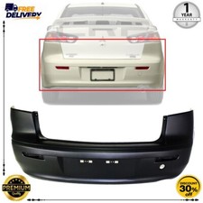 Bumper Cover For 2008-17 Mitsubishi Lancer De Es Gt Gts Sel Rear Primed 6410b832