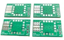 Qty.4 Development Evaluation Boards (PCBs) for VCO in 0.5"x0.5" SMT Package