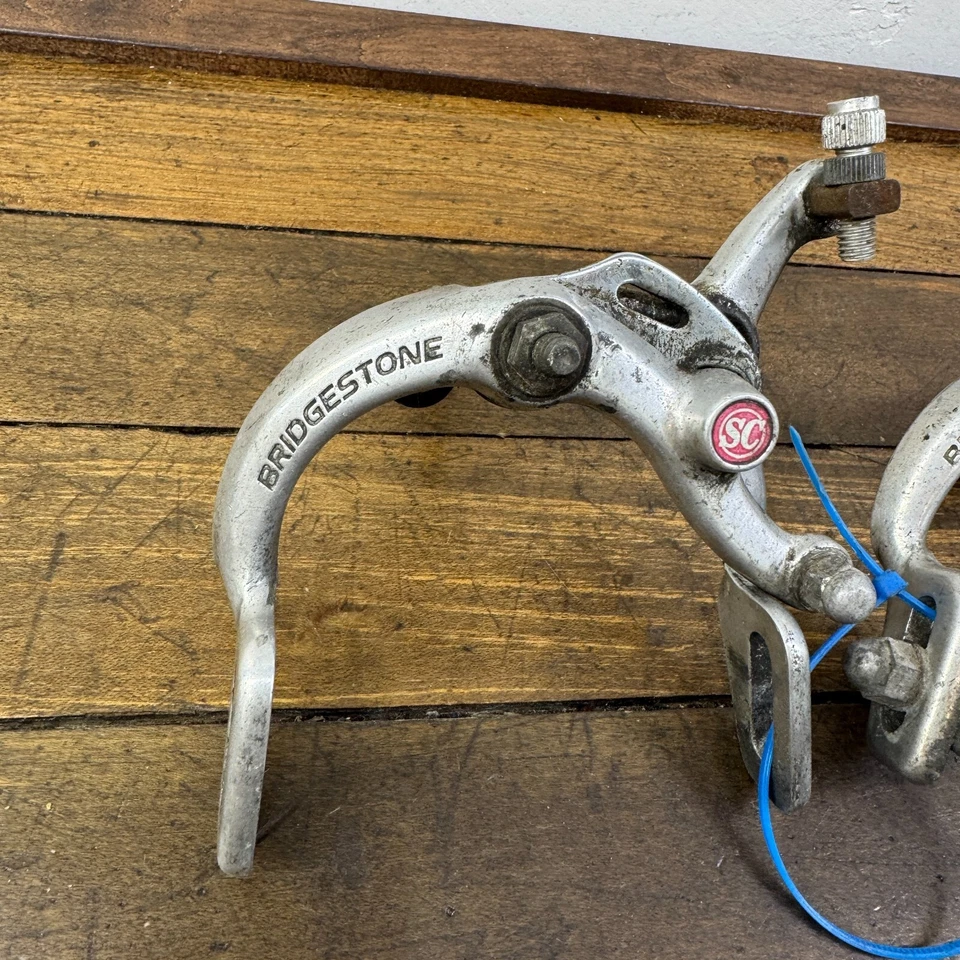 Juego de pinzas de freno vintage Bridgestone SC tracción lateral años 80 Kabuki Submariner Foto 2 de 4
