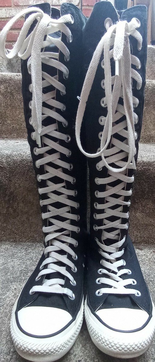 Converse All Star Chuck Taylor XX-HIGH Black Sneakers Women's 7 #3