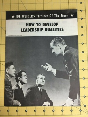 Joe Weider's Trainer of the Stars How to Develop Leadership Skills 1959