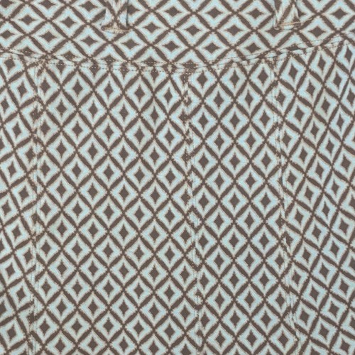 Falda Acampanada Free People - XS Estampado Geométrico Diamante Boho Retro Mezcla de Algodón - Imagen 2 de 9