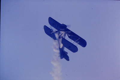 SEP 1988 Airplane Midflight Waco YMF-5 ? Fujichrome Slide Ref H212