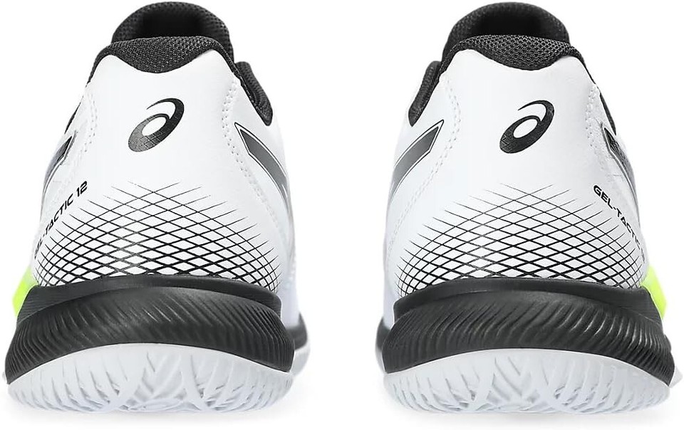 ASICS Volleyball Shoes GELTACTIC 12 White Gunmetal 1073A058 US6.5(25cm