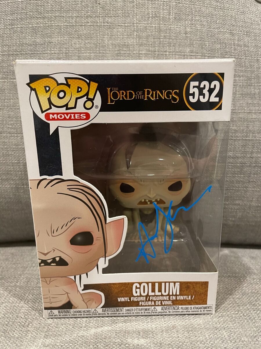 Måned Lingvistik Eve ANDY SERKIS SIGNED GOLLUM FUNKO POP 532 BECKETT LORD OF THE RINGS BAS COA |  eBay