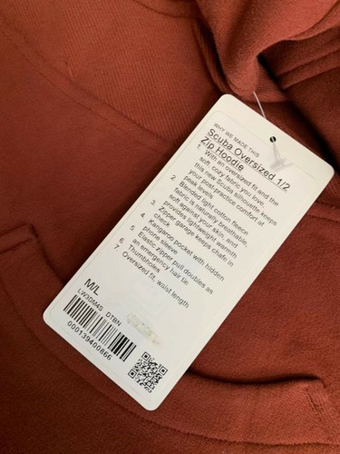 NWT Lululemon Scuba Oversized 1/2 Zip Hoodie ~SIZE:XS/S,M/L,XL/XXL~more colors - Picture 46 of 79