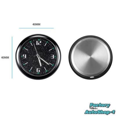 Car Clock Luminous Digital Quartz Watch Air Outlet Dashboard Clock Accessories