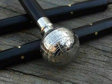 Brass Handle Designer Antique Style Victorian Wooden Walking Cane Stick style.