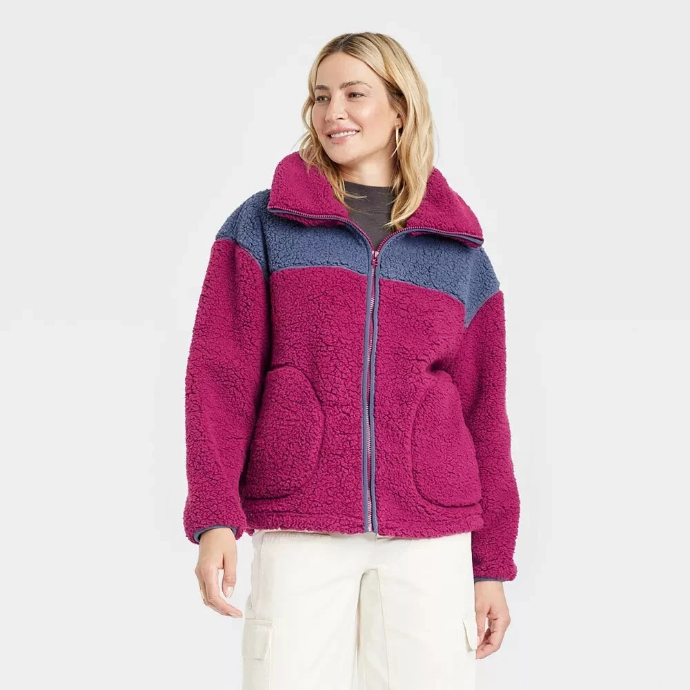 Sherpa top anorak jacket