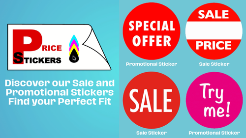 Blank White Price Point Stickers, Market, Shop, Retail, Sticky Labels, Tags - Video 1 of 1