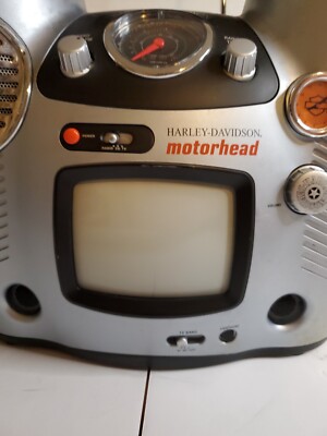 Harley Davidson Motorhead TV CD AM/FM Radio Lantern Entertainment 
