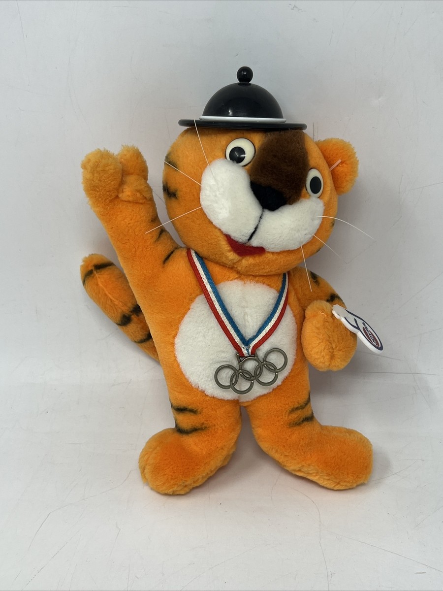 Peluche Mascotte Officielle Hodori - Jeux Olympiques De Séoul 1988 - Corée Du Sud
