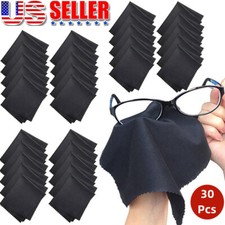 30Pcs Sunglasses Rags Microfiber Glasses Cleaning Cloth Phone Screen Lens Wipes