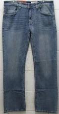 T K Axel Men's Slim Bootcut Stretch Jeans WATER Light Wash 32x30  32 x 30 New