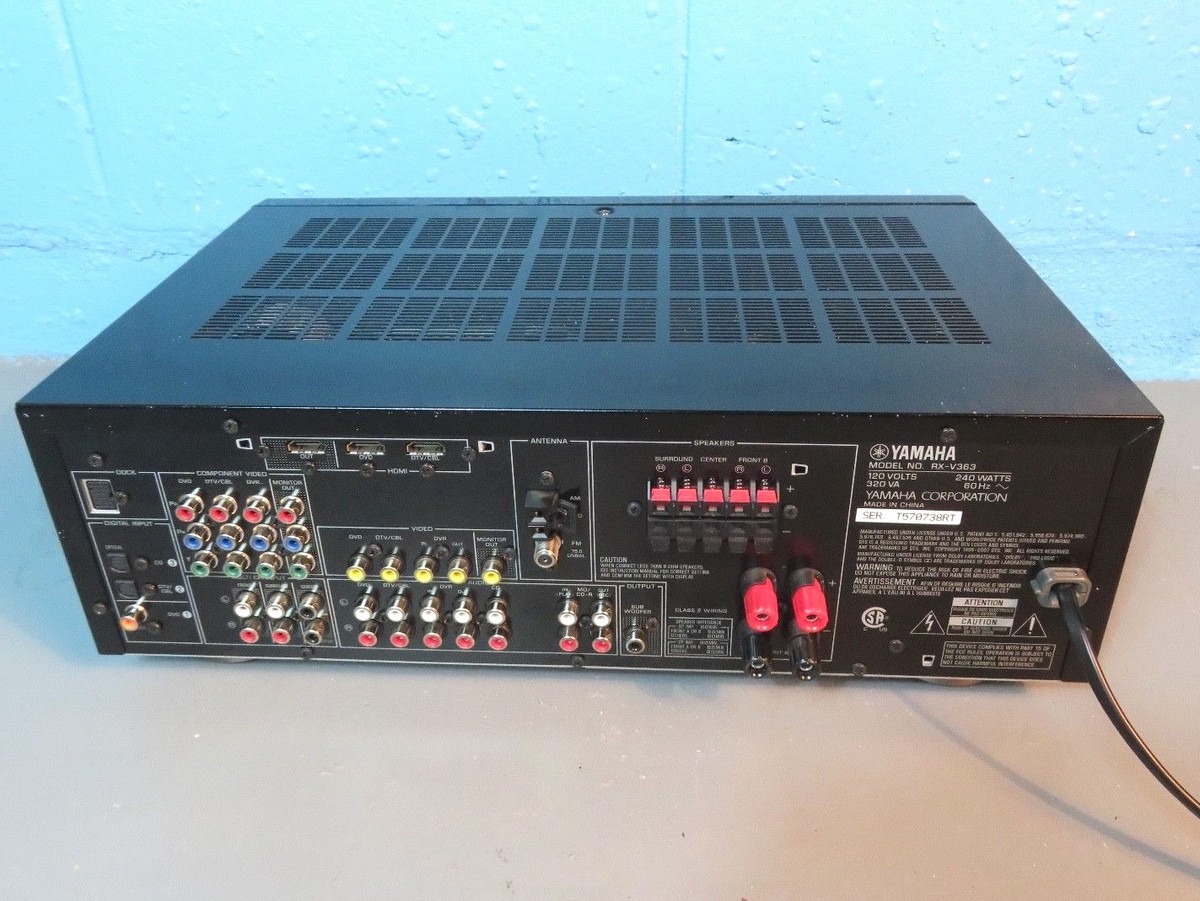 Yamaha RX-V363 AVアンプ Yamaha RX-V363 5.1 AV Receiver – Smart DropShip Manager1