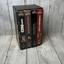 Bond 007 Gift Set Volume 1 VHS 1995 Dr. No From Russia With Love Goldfinger