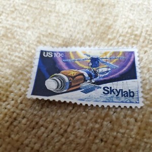 Vintage Space Sky Lab U.S. United States 10 Cent Stamp