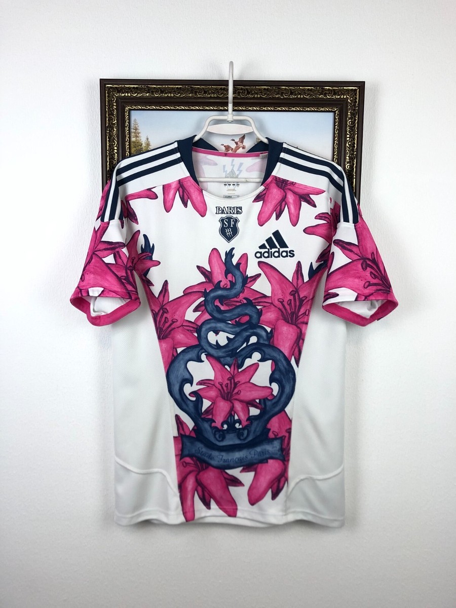 Adidas Paris Stade Francais 2011 Home Rugby Union Shirt Jersey