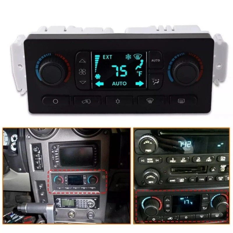 HVAC Climate Control Module Fits for Chevrolet Silverado 3500 Classic Hummer H2 Foto 2 de 4