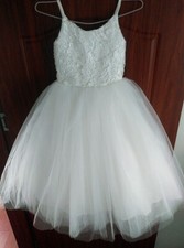 Lace Tulle Flower Girl Dress Wedding Easter Junior Bridesmaid Dress