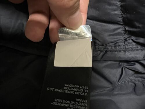 The North Face Nuptse 700 Puffer Jacket Geo Tonal Black US W SMALL Rare - Picture 5 of 6